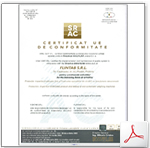 SRAC CE Certificate.